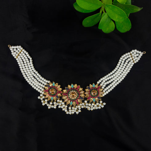 Stylish Kundan Choker set D230